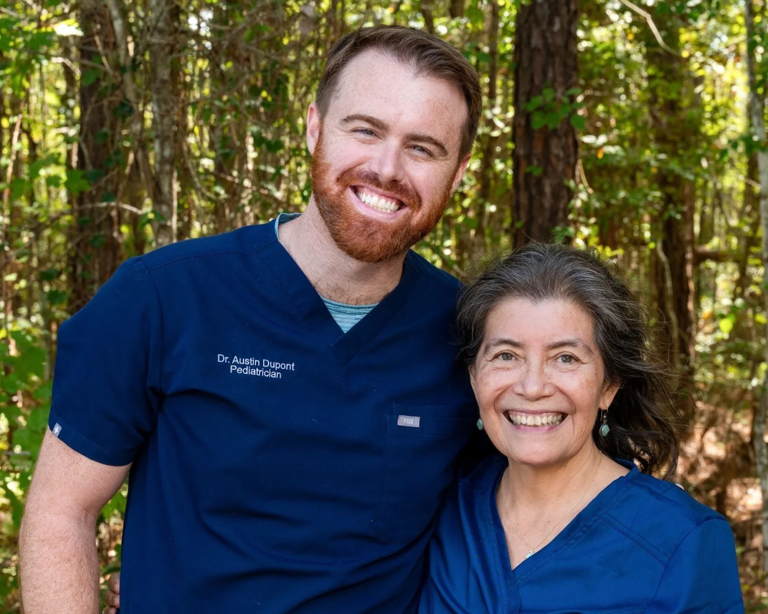 Dr. Austin Dupont and Dr. Patricia Elvir